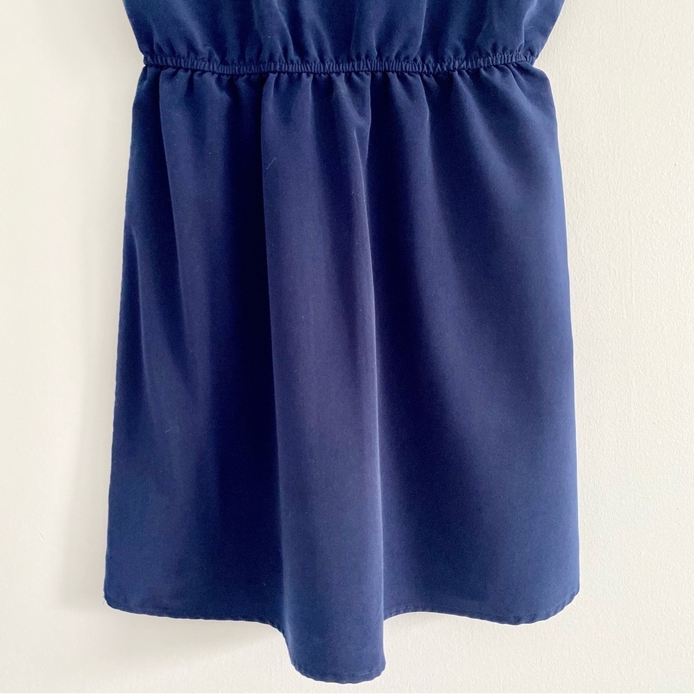 Forever 21 Navy Crisscross Dress Size Small - Picture 3 of 5